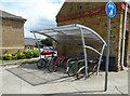 TR3470 : Cycle shelter, Margate Station by Adrian Taylor