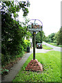 Leavenheath Village sign