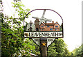 Leavenheath Village sign