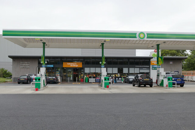 BP Petrol Station, Rushden Services