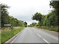 Entering Honey Tye on the A134 Honey Tye