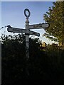 Direction Sign ? Signpost on Aldersey Lane, Aldersey