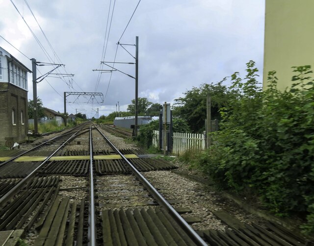 The railway line to Royston