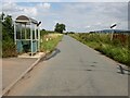 SO8739 : Bus shelter at Naunton by Philip Halling