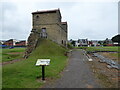 NZ3667 : Reconstructed Roman gatehouse at Arbeia Roman Fort, Lawe Top, South Shields by Jeremy Bolwell