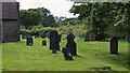 SO5684 : Churchyard at St. Margaret's church (Clee St. Margaret) by Fabian Musto