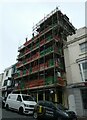 Union Street: mad scaffolders or statues?