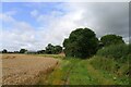 Easthorpe Lane byway entering Redmile