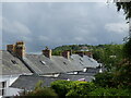 Rooftops of Glanmor Terrace from High Terrace, New Quay, Ceredigion