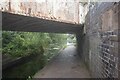 Walsall Canal at Hempole Lane Railway Bridge