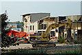 Demolition in Etruria, Trent and Mersey Canal