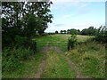 Field entrance off the B4079 near Aston on Carrant