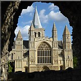 TQ7468 : Rochester Cathedral by Philip Halling