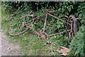 Old bicycle by the Grand Union Canal