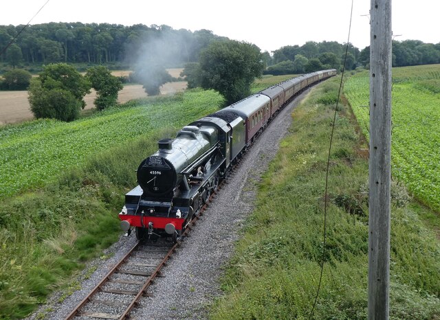 Ex-LMS Jubilee Class 'Bahamas' with an excursion from Paddington