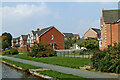 Housing north-west of Stone in Staffordshire