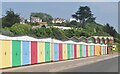SY0179 : Exmouth - Beach Huts by Colin Smith