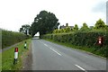 Post box on Linton Woods Lane