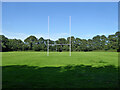 Rugby goalposts, Willoughby Fields, Crawley