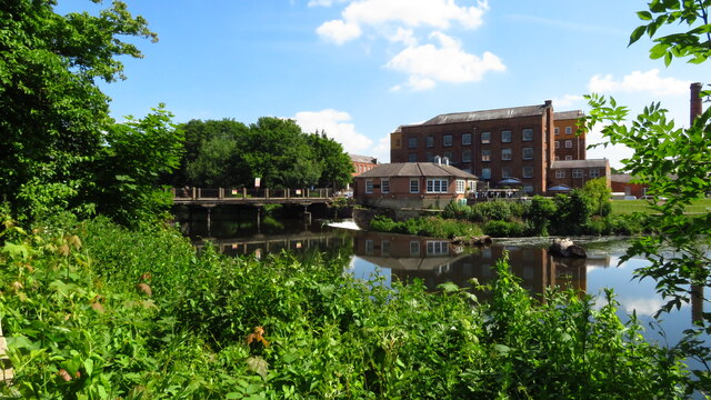 Darley Abbey - West Mill & the River Derwent