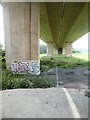 SX9588 : Sunshine under Exminster M5 viaduct by David Smith