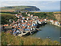 NZ7818 : Staithes by T  Eyre