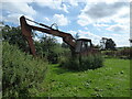 Old Priestman excavator at a farm near Prestwood