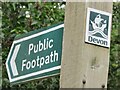 Bovey Tracey - Footpath Sign