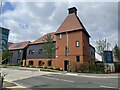 Mock oast house at Foal Hurst Green