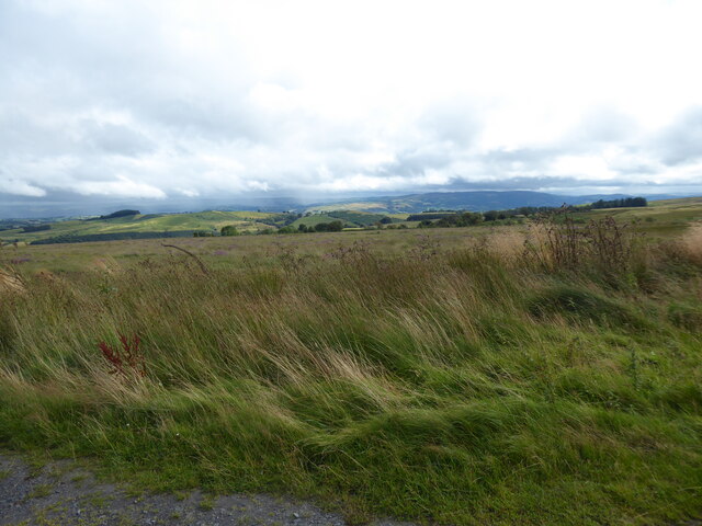 View to distant hills