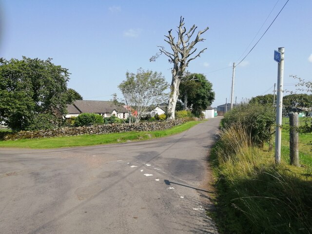 Minor roads at Laigh Carnduff