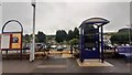 Prudhoe Station platform and carpark