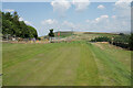 Golf green on Harrop Edge