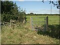 Gate between two fields on the Bridgend Circular Walk just south of the A48, Laleston