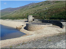 J3021 : Valve house and bell overflow at the Silent Valley Reservoir by Eric Jones