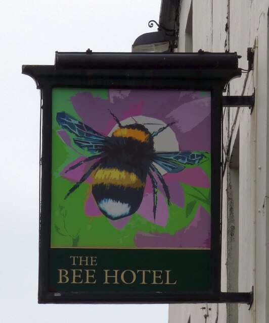 Sign of The Bee Hotel