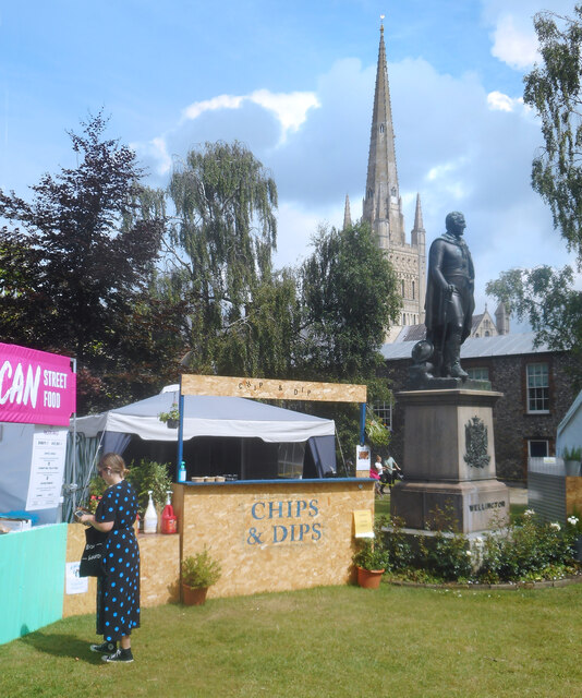 Chips & Dips by the Cathedral by Des Blenkinsopp