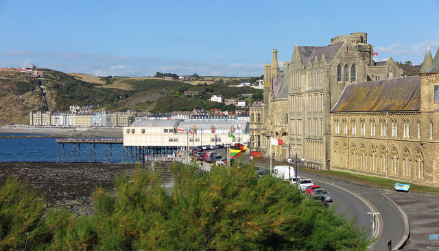 Aberystwyth: the Pier and the Old College
