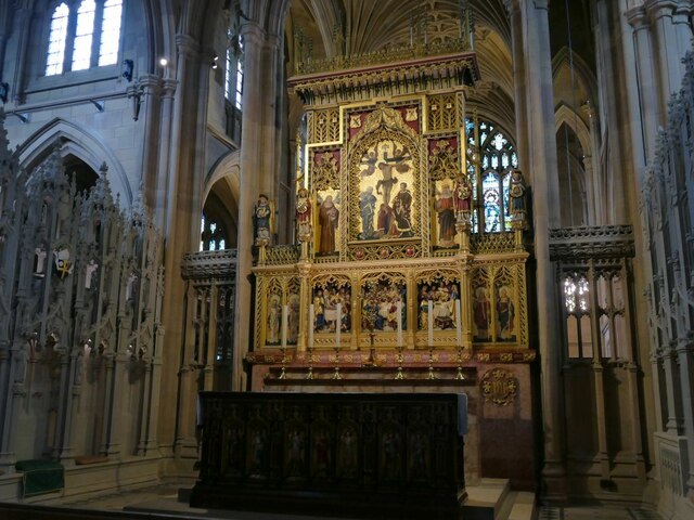 Wakefield Cathedral - high altar © Stephen Craven :: Geograph Britain ...