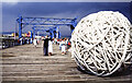 NZ2362 : Dunston Staiths past ball of string by Trevor Littlewood