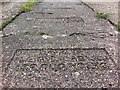 Paving slabs, Coventry Canal, Foleshill