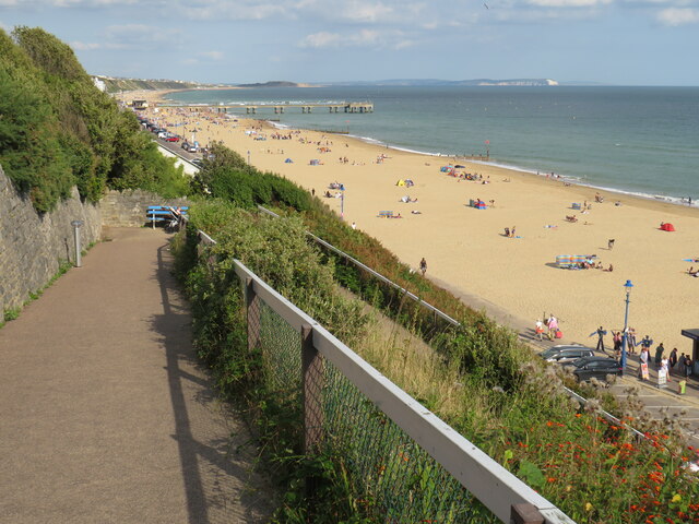 Path to the beach, East Cliff, Bournemouth