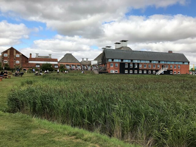 Reed bed and Snape Maltings