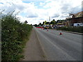 Roadworks on the A38, Coombe Hill