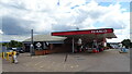 Service station on the A38, Coombe Hill