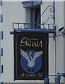 Sign for the Swan Inn, Coombe Hill