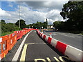 Roadworks on the B4063, Cheltenham