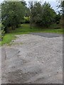 Empty car park in Llangwm, Monmouthshire