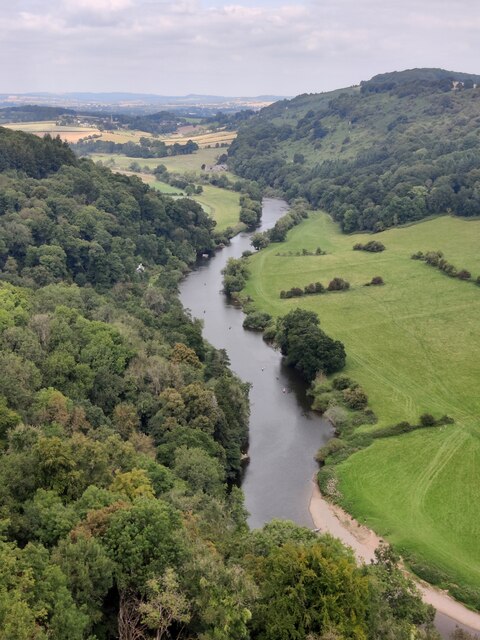 River Wye viewed from Symonds Yat Rock © Mat Fascione :: Geograph ...