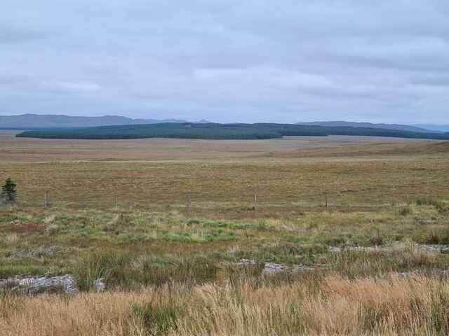 Location of Proposed Strathy South Windfarm Seen from the N